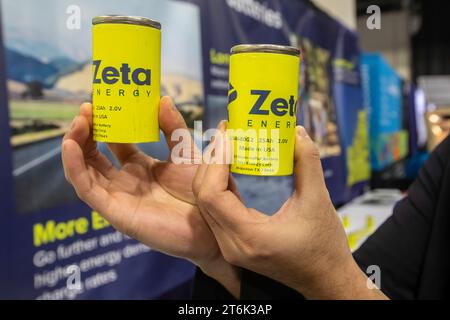Novi, Michigan - le salon de la batterie et l'exposition sur la technologie des véhicules électriques et hybrides. L'événement annuel apporte des milliers d'informations et de démonstration Banque D'Images