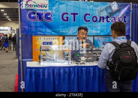 Novi, Michigan - le salon de la batterie et l'exposition sur la technologie des véhicules électriques et hybrides. L'événement annuel apporte des milliers d'informations et de démonstration Banque D'Images