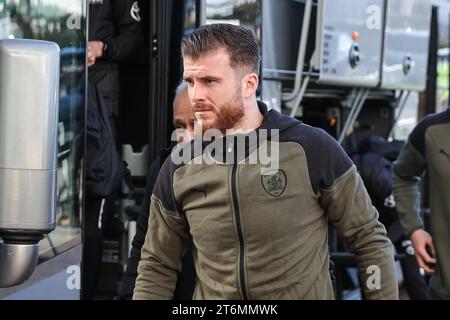 Nicky Cadden #7 de Barnsley arrive lors du match Sky Bet League 1 Derby County vs Barnsley au Pride Park Stadium, Derby, Royaume-Uni, le 11 novembre 2023 (photo de Mark Cosgrove/News Images) à Derby, Royaume-Uni le 11/11/2023. (Photo de Mark Cosgrove/News Images/Sipa USA) Banque D'Images