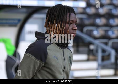 Fábio Jaló #12 de Barnsley arrive lors du match Sky Bet League 1 Derby County vs Barnsley au Pride Park Stadium, Derby, Royaume-Uni, le 11 novembre 2023 (photo par Alfie Cosgrove/News Images) à Derby, Royaume-Uni le 11/11/2023. (Photo Alfie Cosgrove/News Images/Sipa USA) Banque D'Images