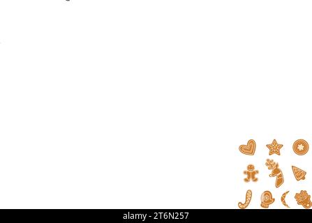 Un ensemble de jouets du nouvel an. Collection moderne sur fond blanc. Illustration vectorielle plate. Illustration de Vecteur