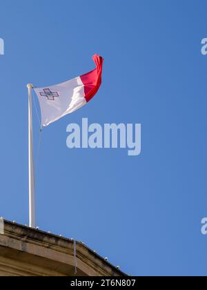 Drapeau de la République de Malte Banque D'Images