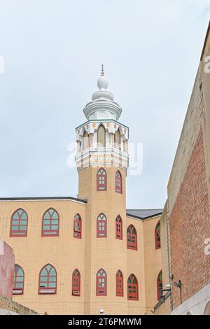 EID Milad-un-Nabi 2023 (PBUH) une procession pacifique des fêtes les plus importantes pour les musulmans à Newham Banque D'Images