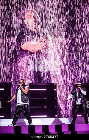 11 novembre 2023, Sheffield, South Yorkshire, Royaume-Uni : JLS, se produisant à Sheffield Utilita Arena, Sheffield , Royaume-Uni, 11.11.2023 (image de crédit : © Robin Burns/ZUMA Press Wire) USAGE ÉDITORIAL SEULEMENT! Non destiné à UN USAGE commercial ! Banque D'Images