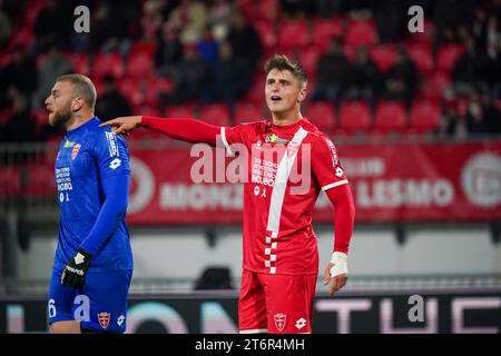 Lorenzo Colombo lors du championnat italien Serie A match de football entre AC Monza et Torino FC le 11 novembre 2023 au stade U-Power de Monza, Italie - photo Morgese-Rossini / DPPI Banque D'Images