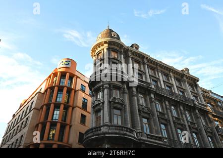 Boulevard Adolphe Max 28 et rue de la fiancée 4 – Bruxelles Belgique – 24 octobre 2023 Banque D'Images