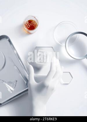 Arrière-plans de présentation des produits, arrière-plan des photos de produits, arrière-plans des photos de produits, arrière-plans de publicité des produits Banque D'Images