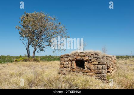 Ruines de l'ancien Ord Homestead, Duncan Road, région de Kimberley, Australie occidentale, Australie Banque D'Images