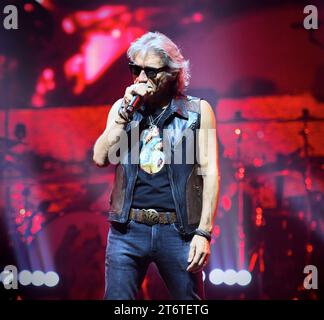 Concert de musique de chanteur italien - LIGABUE Ligabue pendant LIGABUE, concert de musique de chanteur italien à MILAN, Italie, novembre 10 2023 MILAN MEDIOLANUM FORUM Italie Copyright : xMassimilianoxDixStefanox/xLiveMediax LPM 1126818 Banque D'Images