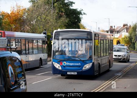 Stagecoach bus, Stratford-upon-Avon, Warwickshire, Angleterre, Royaume-Uni Banque D'Images