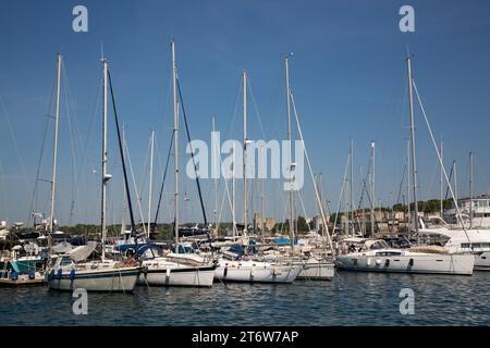 ACI Marina, Pula, Croatie Banque D'Images