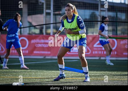 Natalia Ramos (UD Tenerife) lors d'un match de Liga F entre Levante Las Planas et UD Tenerife au Camp Municipal les planes, à Barcelone, en Espagne, le 12 novembre 2023. (Photo / Felipe Mondino) Banque D'Images