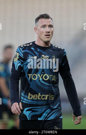 Fredrik Ulvestad de Pogon Szczecin vu lors du match de football polonais PKO Ekstraklasa League 2023/2024 entre Puszcza Niepolomice et Pogon Szczecin au stade de Cracovia. Score final ; Puszcza Niepolomice 0:2 Pogon Szczecin. (Photo de Grzegorz Wajda / SOPA Images/Sipa USA) Banque D'Images