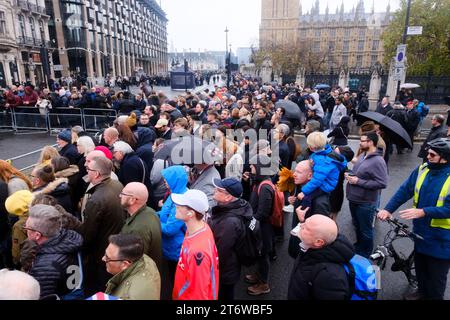 Parliament Square, Londres, Royaume-Uni. 12 novembre 2023. Dimanche du souvenir à Parliament Square et Whitehall Credit : Matthew Chattle/Alamy Live News Banque D'Images