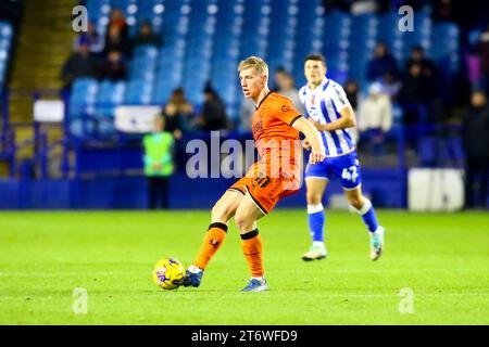 Hillsborough Stadium, Sheffield, Angleterre - 11 novembre 2023 Zian Flemming (10) de Millwall - pendant le match Sheffield Wednesday contre Millwall, EFL Championship, 2023/24, Hillsborough Stadium, Sheffield, Angleterre - 11 novembre 2023 crédit : Arthur Haigh/WhiteRosePhotos/Alamy Live News Banque D'Images