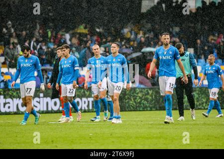 12 novembre 2023, Naples, Campanie, Italie : lors du match de football italien de Serie A SSC Napoli vs FC Empoli le 12 novembre 2023 au stade Diego Armando Maradona à Naples.In Picture : football napoli (image de crédit : © Fabio Sasso/ZUMA Press Wire) USAGE ÉDITORIAL UNIQUEMENT! Non destiné à UN USAGE commercial ! Banque D'Images