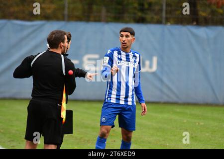 KSC Karlsruher SC U19 A-Junioren Bundesliga besiegt FSV Mainz 05 12. Novembre 2023 Karlsruhe Wildpark Banque D'Images