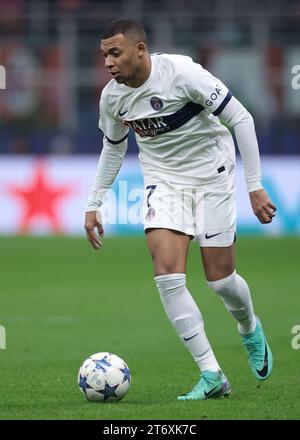 Milan, Italie, 7 novembre 2023. Kylian Mbappe du PSG lors du match de l'UEFA Champions League à Giuseppe Meazza, Milan. Le crédit photo devrait se lire : Jonathan Moscrop / Sportimage Banque D'Images