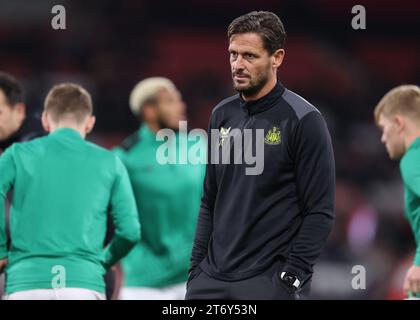 Bournemouth, Angleterre, 11 novembre 2023. Jason Tindall Assistant Manager de Newcastle United lors du match de Premier League au Vitality Stadium de Bournemouth. Le crédit photo devrait se lire : Paul Terry / Sportimage Banque D'Images