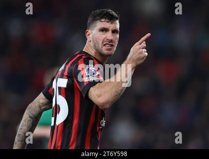 Bournemouth, Angleterre, 11 novembre 2023. Marcos Senesi de Bournemouth lors du match de Premier League au Vitality Stadium de Bournemouth. Le crédit photo devrait se lire : Paul Terry / Sportimage Banque D'Images