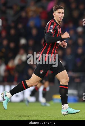 Bournemouth, Angleterre, 11 novembre 2023. Illya Zabarnyi de Bournemouth lors du match de Premier League au Vitality Stadium de Bournemouth. Le crédit photo devrait se lire : Paul Terry / Sportimage Banque D'Images