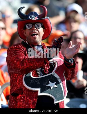 Cincinnati, États-Unis. 12 novembre 2023. Les fans de football encouragent les équipes lors du match entre les Texans de Houston et les Bengals de Cincinnati au Paycor Stadium le dimanche 12 novembre 2023 à Cincinnati. Ohio. Photo de John Sommers II/UPI crédit : UPI/Alamy Live News Banque D'Images