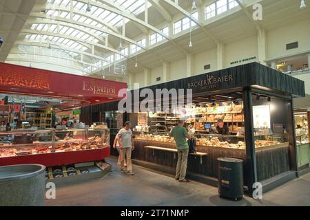 Innenansicht, Markthalle Stuttgart, Dorotheenstraße, Stuttgart, Bade-Württemberg, Deutschland Banque D'Images