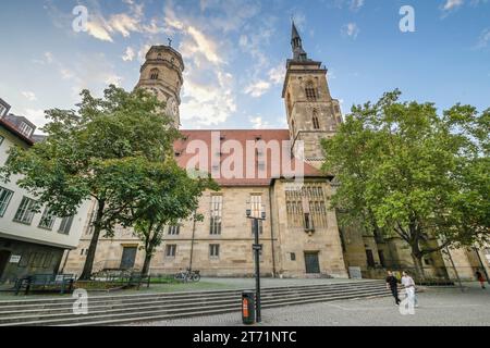 Stiftskirche, Stiftstraße, Stuttgart, Baden-Württemberg, Deutschland Banque D'Images