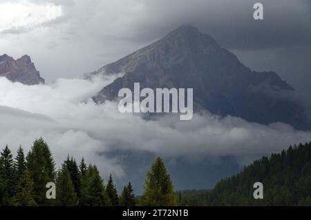 Monte Antelao, Tyrol du Sud, Dolomites, Italie Banque D'Images