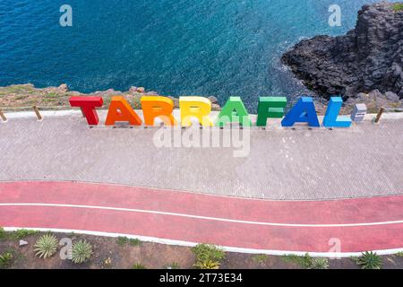 Plage de Tarrafal dans l'île de Santiago au Cap Vert - Cap Vert Banque D'Images
