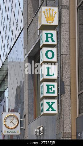 Boutique Rolex, Ginza, Tokyo, Japon Banque D'Images