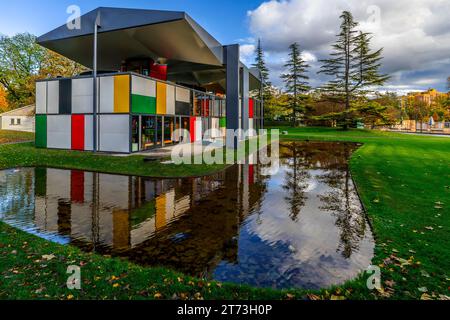 Pavillon le Corbusier ou Maison Heidi Weber dessinée par la Corbusier, Zürich, canton de Zürich. Suisse. Le musée est répertorié dans l'invento suisse Banque D'Images