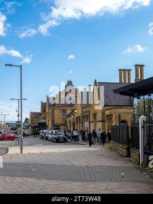 Lincoln Railway station St Mary's Road, Lincoln City, Lincolnshire, Angleterre, Royaume-Uni Banque D'Images