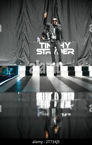 Tinchy Stryder, se produisant à Sheffield Utilita Arena, Sheffield , Royaume-Uni, 11.11.2023 Banque D'Images