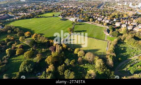 University College School Sports Fields, Londres Banque D'Images