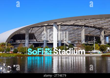SOFI Stadium, Sports and Entertainment stade couvert situé au 1001 Stadium Dr, Inglewood (Los Angeles - Californie) Banque D'Images