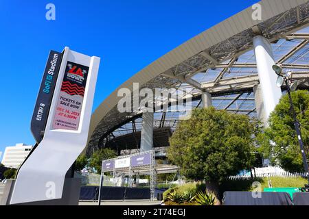 SOFI Stadium, Sports and Entertainment stade couvert situé au 1001 Stadium Dr, Inglewood (Los Angeles - Californie) Banque D'Images
