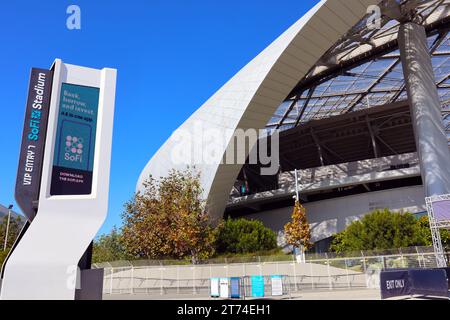 SOFI Stadium, Sports and Entertainment stade couvert situé au 1001 Stadium Dr, Inglewood (Los Angeles - Californie) Banque D'Images
