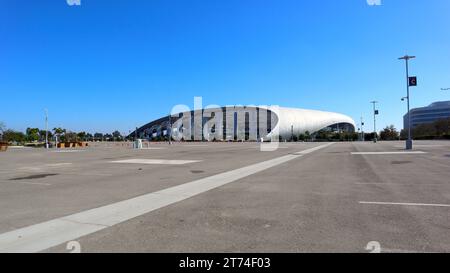 SOFI Stadium, Sports and Entertainment stade couvert situé au 1001 Stadium Dr, Inglewood (Los Angeles - Californie) Banque D'Images