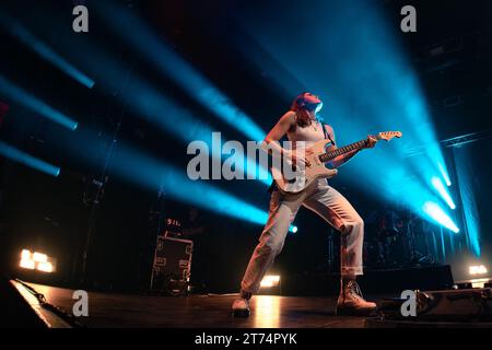 BARCELONE - 7 NOVEMBRE : Larkin PoE (groupe de rock sudiste) se produit sur scène au Razzmatazz le 7 novembre 2023 à Barcelone, en Espagne. Banque D'Images