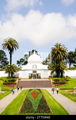 Conservatory of Flowers, San Francisco, Californie Banque D'Images