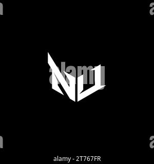 Logo nu Premium initial eSport et concept de conception de jeu Illustration de Vecteur