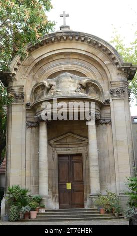 Église Saint-Éphrem-le-syriaque rue des Carmes dans le quartier Latin à Paris, France. Banque D'Images