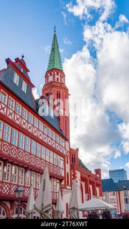 Impression de Francfort-sur-le-main, une ville de l'État allemand de Hesse Banque D'Images