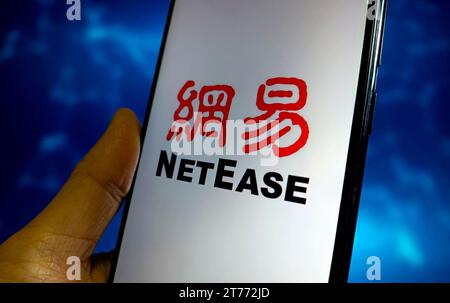 SUQIAN, CHINE - 14 NOVEMBRE 2023 - illustration Netease, ville de Suqian, province du Jiangsu, Chine, 14 novembre 2023. Banque D'Images