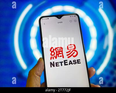 SUQIAN, CHINE - 14 NOVEMBRE 2023 - illustration Netease, ville de Suqian, province du Jiangsu, Chine, 14 novembre 2023. Banque D'Images