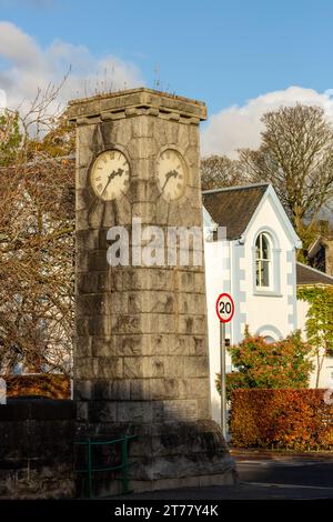 Horloge commémorative William Spence, érigée par ses patients et amis, l'horloge est un mémorial à William Spence, un médecin local, décédé en 1910. Banque D'Images