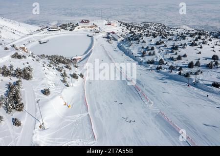 Ergan ski Resort View, Erzincan, Turquie Banque D'Images