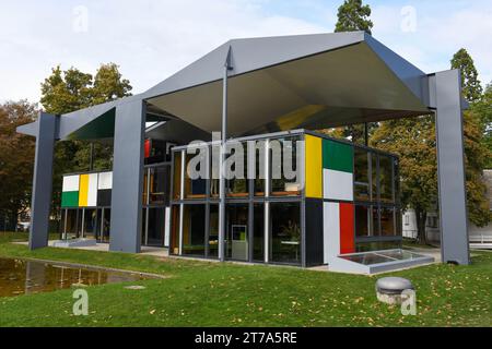 Zurich, Suisse - 29 Oktober 2023 : Bâtiment du Corbusier à Zurich en Suisse Banque D'Images