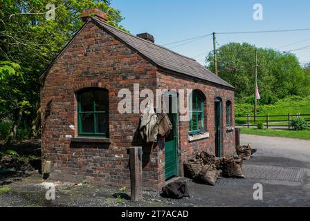 Maison de charbon traditionnelle au Black Country Living Museum, Dudley, West Midlands, Angleterre, Royaume-Uni Banque D'Images